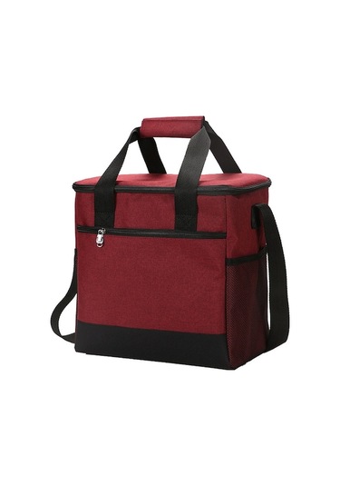Taşınabilir Isı Koruyucu Yemek Çantası - Su Geçirmez, Hafif Ve Şık Kırmızı Kırmızı