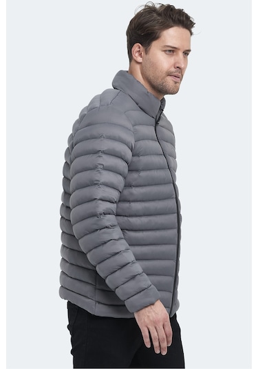 Slazenger Hayden In Erkek Şişme Koyu Gri Mont & Kaban Koyu Gri