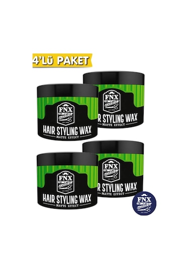 Fnx Barber Matte Effect Wax 150 Ml 4 Adet