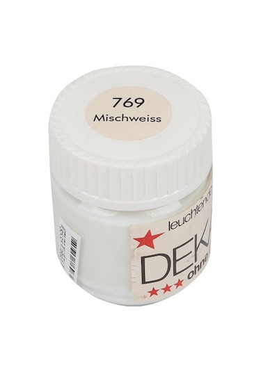 Deka 769 Silk 45Ml.İpek Boyası Cam Şişede Mischweiss