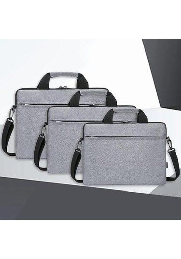 Dizüstü Bilgisayar Çantası, Evrak Çantası Dizüstü Bilgisayar Kasası Bilgisayar Çantası Ofis Seyahat İşi 13 İnç, Gri 14 İnç Veya 15 İnç