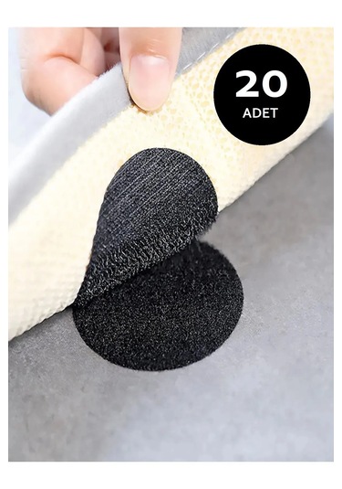 20 Adet Halı Kilim Koltuk Örtüsü Kaydırmaz Sabitleyici Cırt X