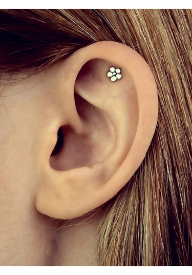 Markiz Gümüş 925 Kulak Kıkırdağı İçin Labret Labret Piercing 192262704 Gümüş