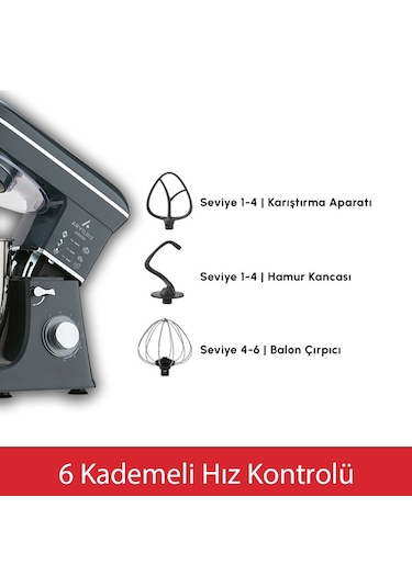 Aryıldız Power Chef XXL 10 KG Stand Mikser