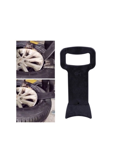 Sones 2 Adet Düz Lastik Emek Tasarrufu Sağlayan Boncuk Çubuk Siyah