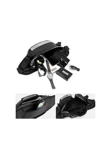 Erkekler Ve Kadınlar İçin Şık Ve Pratik Bel Çantası, Spor Ve Günlük Kullanım İçin Uygun, Rahat Taşınabilir Aksesuar Mavi