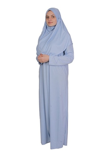 Bebe Mavisi Fermuarsız Namaz Elbisesi (545585249) Mavi