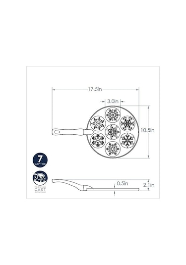 Nordicware Kar Tanesi Pancake Tavası