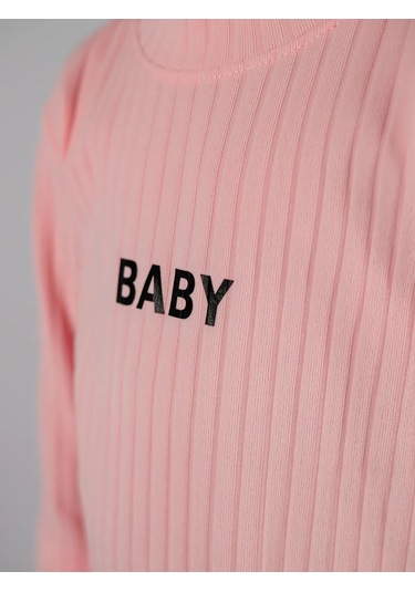 Kreş İçin Yumuşak Uzun Kollu Tişört 252743458 Pembe