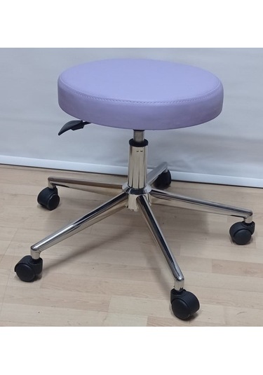 Dönerli Tabure Hekim Taburesi Metal Yıldız Ayaklı