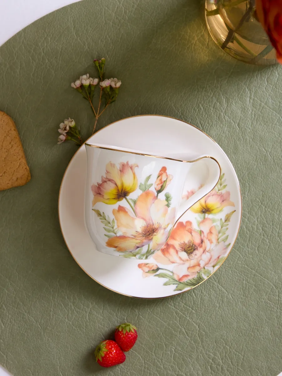 Lefard 275 Ml Çay Seti Hediyelik "sense" Porselen 135473729 Beyaz