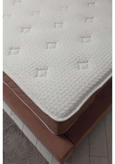 140x200 Deluxe Baza+başlık+sonata Yatak Gül Kurusu