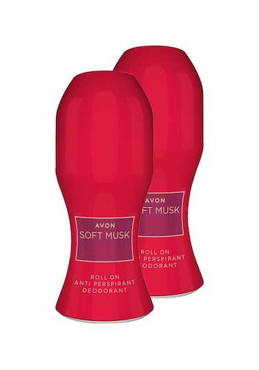 Avon Soft Musk Delice Velvet Berries Kadın Roll-On 50 ML x 2
