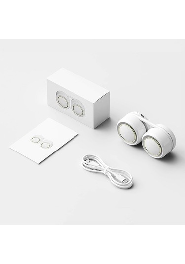 Eller Serbest Boyun Fanı Usb Şarj Edilebilir Giyilebilir 8627 Gümüş