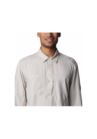 Columbia Am1683 Silver Ridge Utility Lite Long Sleeve Erkek Gömlek-28588-ekru Ekru