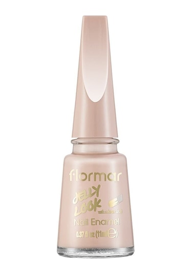 Flormar Jel Görünümlü Parlak Oje (Açık Nude) - Jelly Look Nail Enamel - JL41 WHIPPED CREAM - 8690604497713
