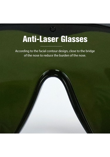 Koruyucu Gözlükler Üç Vites Teleskopik Ayarlanabilir,koyu Yeşil