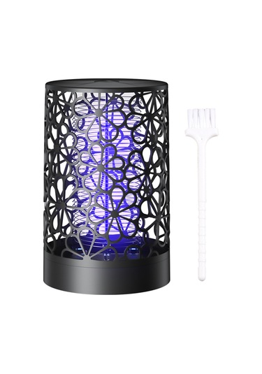 Springsun 2021 Usb Şarjlı Sinek Yakalama Lambası, Led Işık Ve Güvenlik Ağı İle Etkili Ev Tipi Sinek Kovucu, Siyah