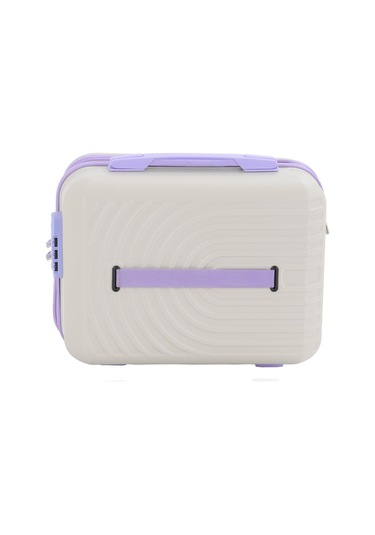 Mçs Polipropilen 3lü Valiz Seti Orta & Kabin & Makyaj V374 S24sy1000080-set 10729 Kemik/lila Kemik - Lila