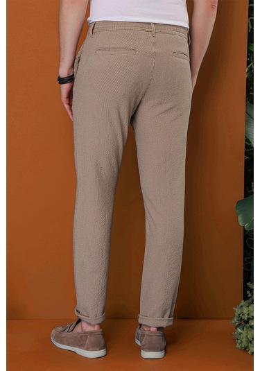 Efor P 1113 Slim Fit Bej Spor Pantolon Bej