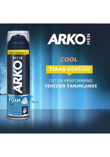 Arko Men Cool Tıraş Köpüğü 4 x 200 ML