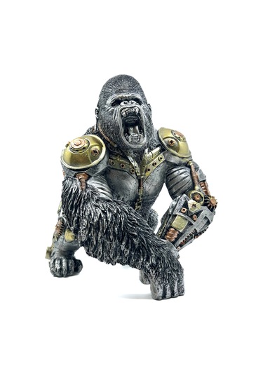 Steampunk Goril King Kong Biblo 25 Cm