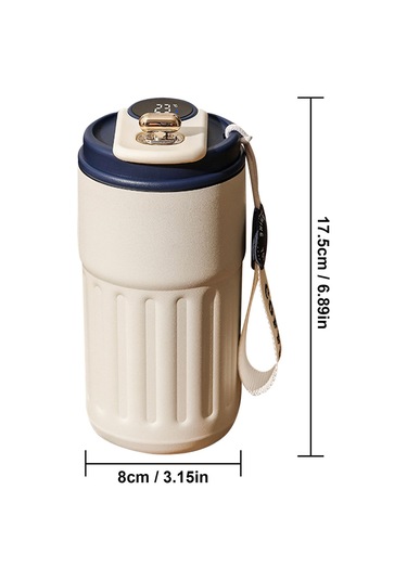 Moveevo Akıllı Sıcaklık Ölçer 316 Çelik Termos Bardak, 6-12 Saat Isı Saklama, 450ml, Ev Ofis Dışarı Kullanım, Portatif - Buhar Beyaz Siyah Siyah Moveevo Akıllı Sıcaklık Ölçer 316 Çelik Termos Bardak, 6-12 Saat Isı Saklama, 450ml, Ev Ofis Dışarı Kullanım, Portatif - Buhar Beyaz Siyah Siyah