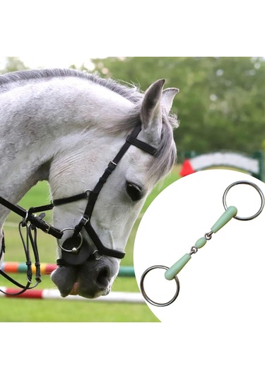 Homyl At Halkası Ucu Eğitim Aracı Kauçuk Sarılı Yeşil Yeşil