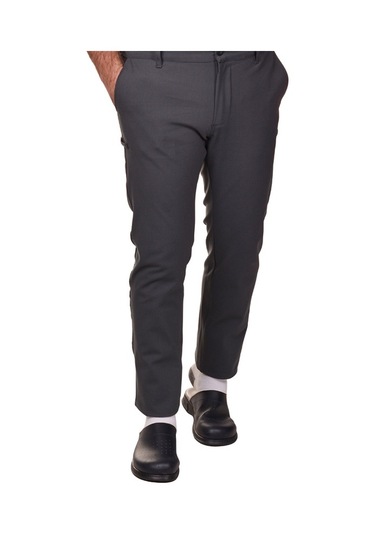 Likralı Füme Aşçı Pantolon