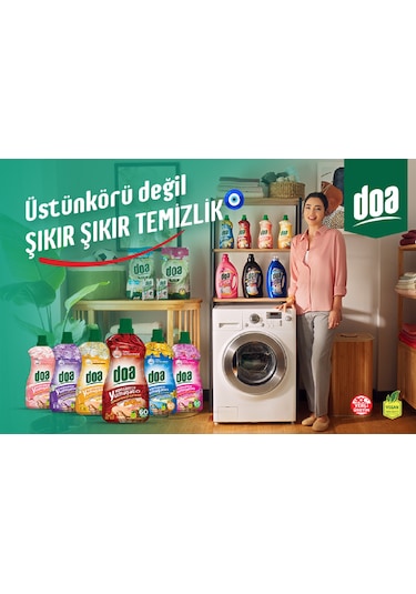 Doa Konsantre Çamaşır Yumuşatıcı Pudra Kokulu 60 Yıkama 1500 Ml X 2 Adet 2'li Set