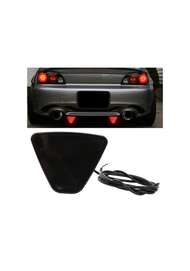 Reedark 12v 20 Led Kırmızı Araç Arka Feneri - Fren Durma Geri Vazgeçme Uyarı Lambası - Motosiklet Atv Kamyon Suv Evrensel Plastik Montajlı