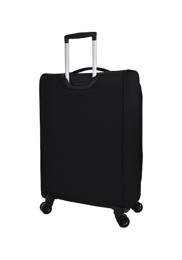 Pierre Cardin Ultra Light Hafif Lüx Kumaş 3'lü Valiz Seti Siyah Pc4200 Siyah