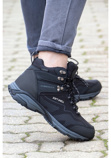 Lumberjack Gle Su Geçirmez Kaymaz Taban Outdoor Erkek Bot 667800001036 01 Siyah
