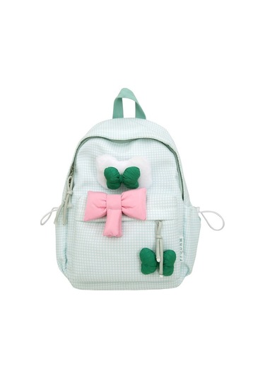 Gençler İçin Şık Ve Pratik Okul Sırt Çantası - Ortaokul Ve Lise Öğrencilerine Özel Dayanıklı Seyahat Çantası Yeşil