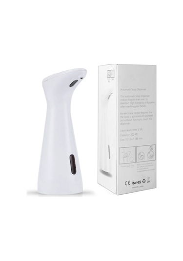 Siyah-otomatik Sensörlü Sabunluk Dağıtıcı Ev Sıvı Sabunluk El Dezenfektanı Makinesi El Fotoselli Ev El Restoran İçin