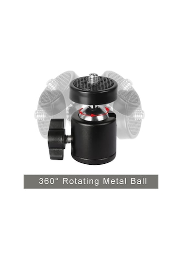 Tripod Slr Projeksiyon Kamera Ve Ring Light Için 360 Derece Döneb