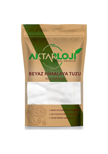 500 Gr Beyaz Himalaya Tuzu İnce Öğütülmüş Yemeklik 1. Kalite