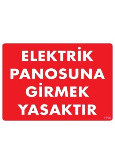Mey Najmaddin Elektrik Panosu Levhası 25x35 Kod:1118 Najmaddin