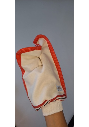 Eker-kırmızı Biyeli Hızlıgiy Kese-banyo Ve Duş Kesesi-lastikli