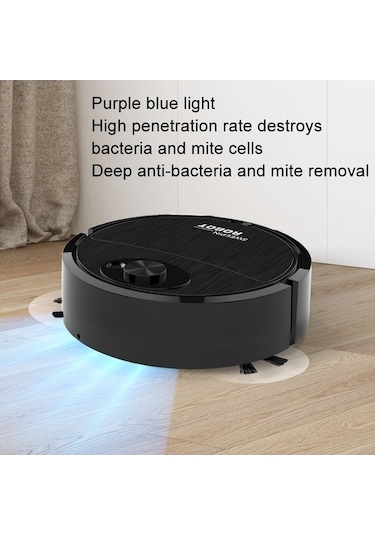 Fastbuy Akıllı Süpürme Robotu Süpürme Paspas Emme 3'ü 1 Arada Temizleme Makinesi 8088 Pembe Pembe