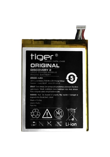 Tiger General Mobile Discovery 2 Batarya 2500 Mah Dahili