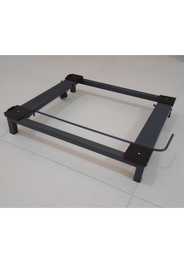 Trendesk GRİ Beyaz Eşya Altlığı Çeksür Tekerlekli Çamaşır Makinesi Altlığı