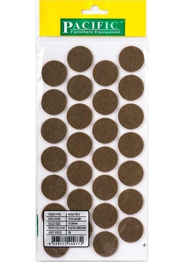 Pacific Zemin Koruyucu Yapışkan Yuvarlak Keçe 28 mm