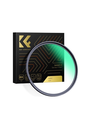 K&F Concept 82 MM Nano-X MCUV Çok Katmanlı 8K UV Filtre