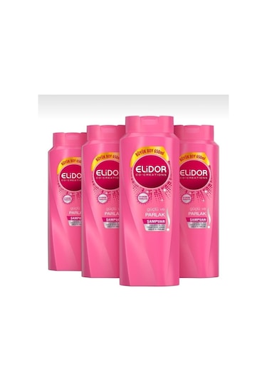 Elidor Güçlü Parlaklık Şampuan 4 x 650 ML