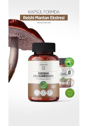 Erbatab Reishi Mantarı Ekstresi 60 Kapsül