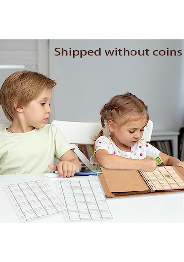 Anjiexun Madeni Para Albümü Koleksiyon Kolleksiyon Kılıfları İçin 9 Delikli Madeni Para Koleksiyon Sayfaları Şeffaf Anjiexun Madeni Para Albümü Koleksiyon Kolleksiyon Kılıfları İçin 9 Delikli Madeni Para Koleksiyon Sayfaları Şeffaf