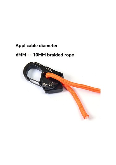 Qingmipy Alüminyum Çelik Kamperlik Çadır Rengi Kilitlenebilir Otomatik Gerçekleştirme Kancası 2-10mm Teller İçin Dış Mekan Direnci Artırıcı Aracı Diğer