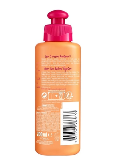 Elseve Dream Long Bye-Bye Makas Saç Bakım Kremi 200 ML