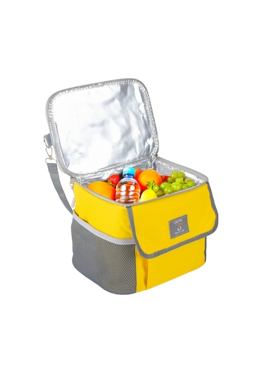 Best Çanta Pro+ 10 Litre Termos Piknik Çantası Yalıtımlı Termal Soğutucu Buzluk Çanta Sarı